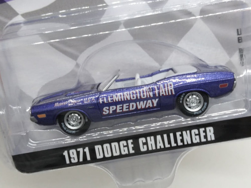 Greenlight Flemington 1971 Dodge Challenger Hobby Exclusive Color Morado