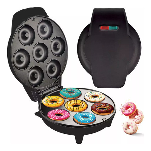 Mini Máquina Doble Doble Para Hacer Rosquillas Calientes Par