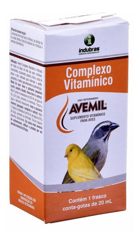 Vitaminas Avemil Passaros Complexo Vitaminico Averin