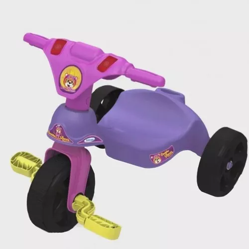 Brinquedo Motoca Triciclo Oncinha Racer Rosa - Xalingo