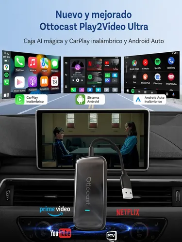 カーオーディオ ottocast play2ultra Ottocast Play2video Ultra Ai Box Carplay Android Auto