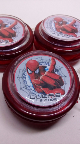 35 Ioios E 35 Cofrinhos Personalizados Homem Aranha