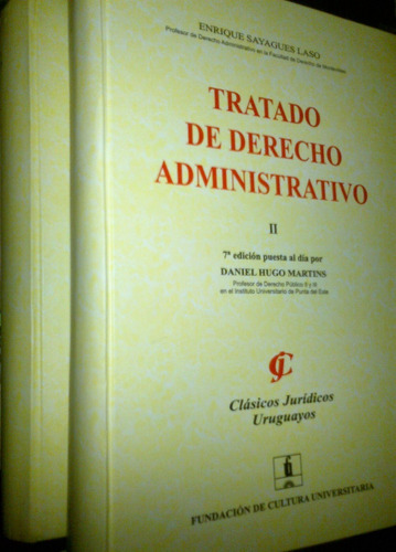 Tratado De Derecho Administrativo. 2ts. Sayaguez Lazo
