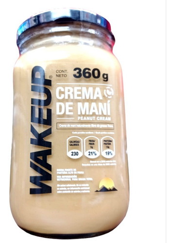 Crema De Maní  Light Wakeup360g