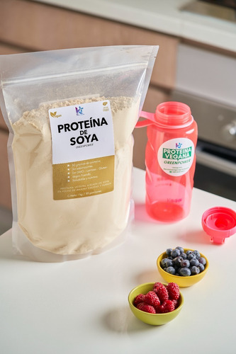 Imagen 2 de 10 de Pack 2 Kg. Proteína Vegana 100% Soya 0% Azúcar Envio Gratis