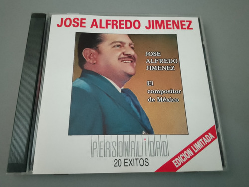 José Alfredo Jiménez 20 Éxitos Personalidad Cd Álbum 