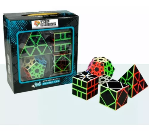 Kit 4 Cubos Mágico Pyraminx Megaminx Skewb Square Envio Ja