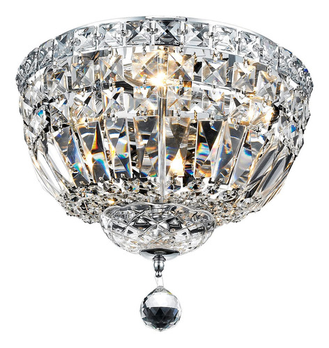 Elegante Iluminacion Rc Royal Cut Clear Crystal Tranquil Un