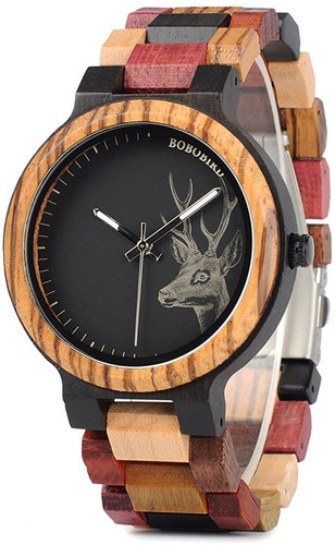 Bobo Bird Reloj De Pulsera De Madera Para Hombre Y M