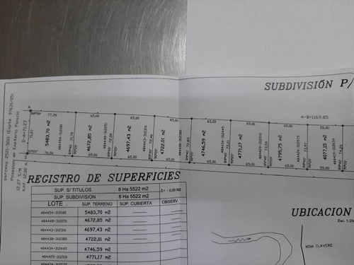 Lotes Con Escritura Ingreso De Mina Clavero