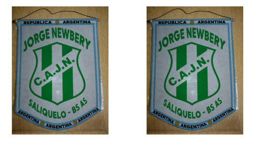 Banderin Mediano 27cm Jorge Newbery Saliquelo