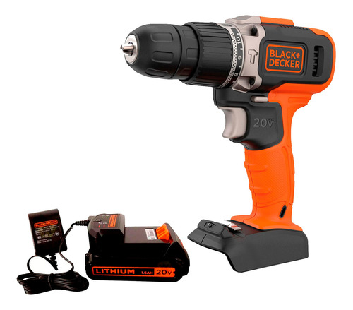 Imagen 2 de 10 de Taladro Atornillador 20v+ Esmeril Angular 4-1/2 Black+decker