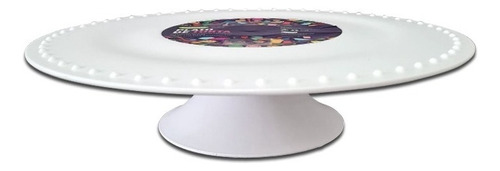 Plato Base Pie Para Torta Multiuso Facila Pettish Online Color Blanco