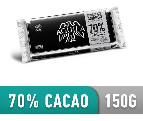 Chocolate Aguila 70% Cacao X150g Tu Pixie 