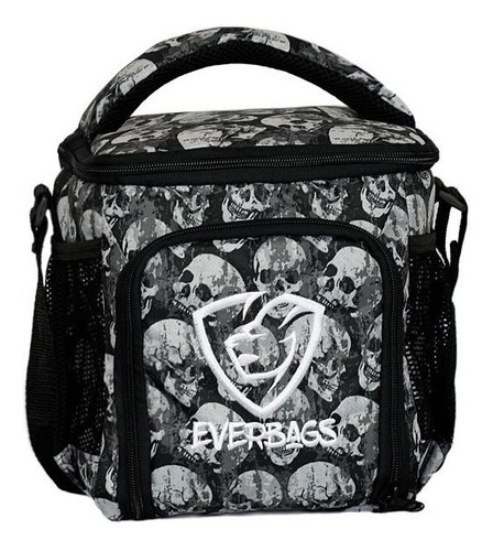 Bolsa Térmica Fitness Marmita Caveira Lancheira Academia S/p