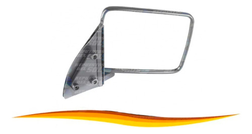 Espejo Puerta Der Para Mitsubishi L200 2.0 1987 1992 Cromado