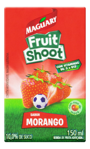 Suco de morango  Maguary  Fruit Shoot. sem glúten 150 ml 