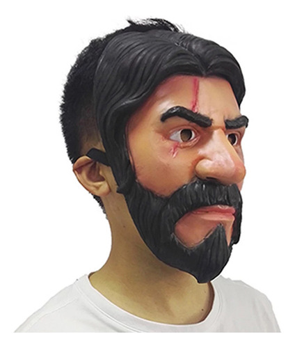 Máscara Facial De Látex John Wick, Pvc, Silicona, Látex, Ani
