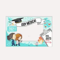 Comprar Imprimible Marco Para Fotos - Recibida Medicina 02