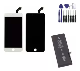 Touch Display Para iPhone 6 Plus 5.5 + Bateria + Chaves