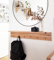 Comprar Perchero Pared Paraiso Ganchos Estante Porta Llaves Cuadros