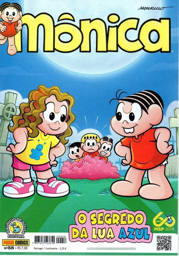 Monica N° 58 - 2ª Série - Em Português - Editora Panini - Formato 13,5 X 19 - Capa Mole - Bonellihq Cx428
