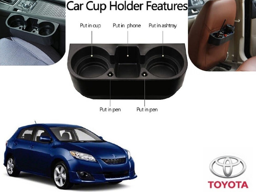 Porta Vasos Con Porta Celular Toyota Matrix 2009 A 2014