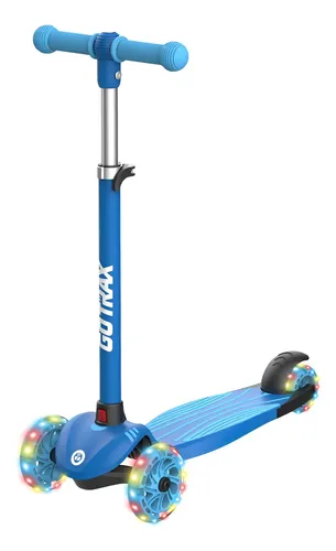 Patinete Infantil DEQUBE De 3 Ruedas Con Luces LED Y Freno Trasero – Plegable, Ajustable En Altura, Ultraligero 1.9kg, Para Niños De 2 A 7 Años