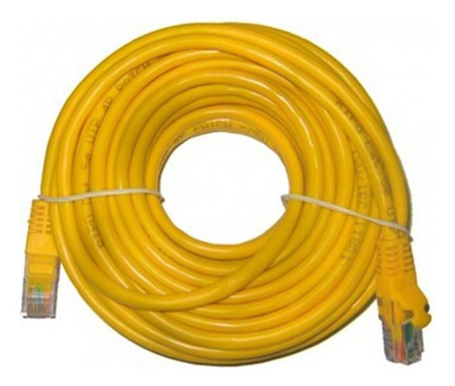 Cable De Red Patchcord Cat5e 20 Metros Armado Router Redes