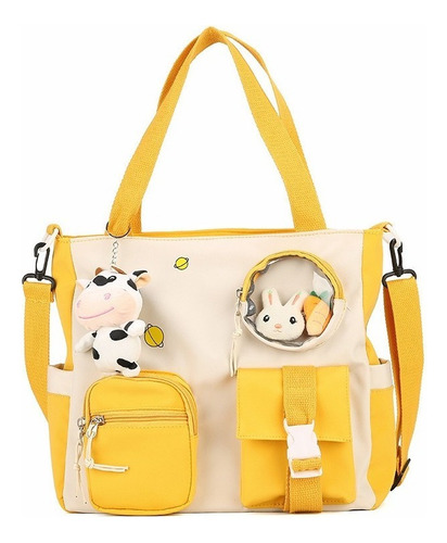 Mochila Escolar Bolsa Kawaii Bolso Moda Coreana Conejo Oso .