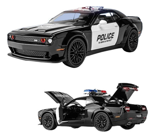 Coche Policial Dodge Challenger Srt Hellcat Redeye Versión 1