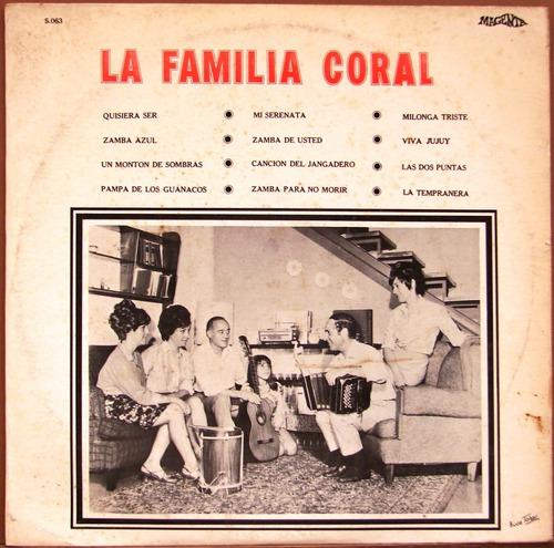 La Familia Coral - La Familia Coral- Lp Vinilo Folklore