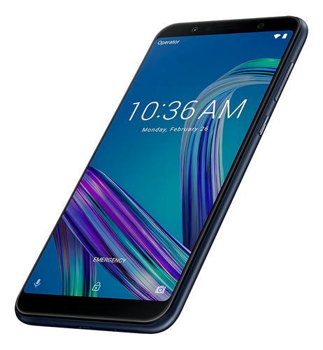 Asus ZenFone Max Pro M1 ZB602KL (13 Mpx) Dual SIM 64 GB preto-oceano 4 GB RAM - Bom (Recondicionado)