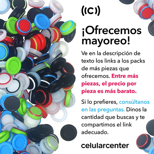 Pack 10 Gomas Palanca De Control Para Xbox One X S Ps5 Ps4