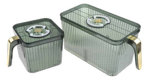 Contenedor Organizador Con Tapa Freshness, Grande, Verde