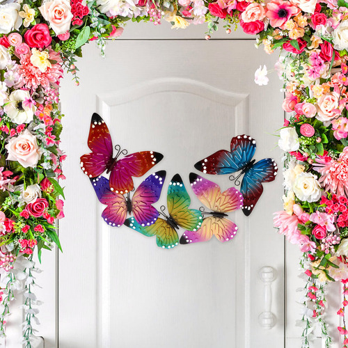 Q Accesorios De Decoración De Pared Con Forma De Mariposa,