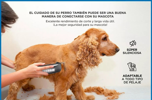 Imagen 3 de 7 de Maquina Cortar Pelo Perros Cortadora Canina + Accesorios !!