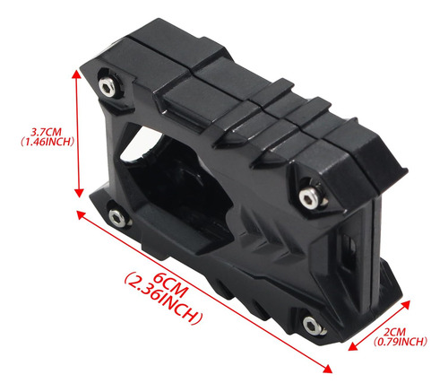 Kakabas Carcasa Deportiva Negra Para Ryker Outlande, Funda C