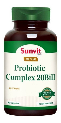 Probiotic Complex 20 Bill - Sunvit - 30 Servicios Sabor Sin sabor