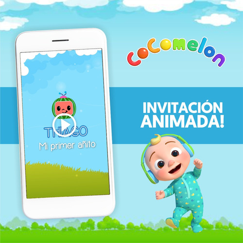 Video Invitación Animada - Cocomelon