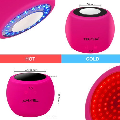 Tbphp Masajeador Facial Eléctrico Frío Caliente 2 En 1, Mult