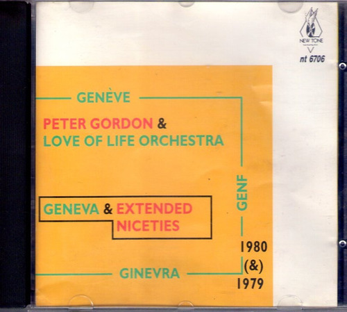 Peter Gordon & Love Of Lofe Orchestra - Geneve - Cd