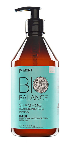 Primont Shampoo Para Rulos Bio Balance X500ml