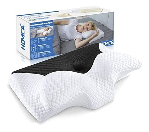 Homca Cervical Pillow Memory Foam Pillows - Contour 1js99