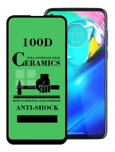 Imagem 2 de 8 de Pelicula Ceramica 9d + Pel Camera Compativel Moto G9 Plus