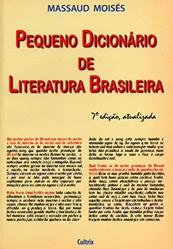 Libro Pequeno Dicionario De Literatura Brasileira - 7ª Ed