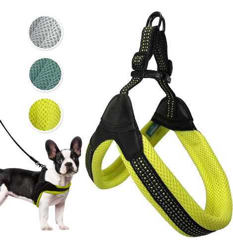 Arnés Para Perros Sporn Easy Fit, Malla, Amarillo, Pequeño