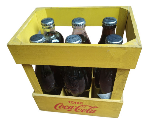 Botellas Coca Cola - 120 Aniv Colección Cajón X 6 - No Envio (Usado)