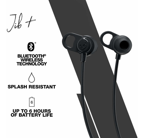 Auriculares Earbuds Inalam. Skullcandy Black Bd27