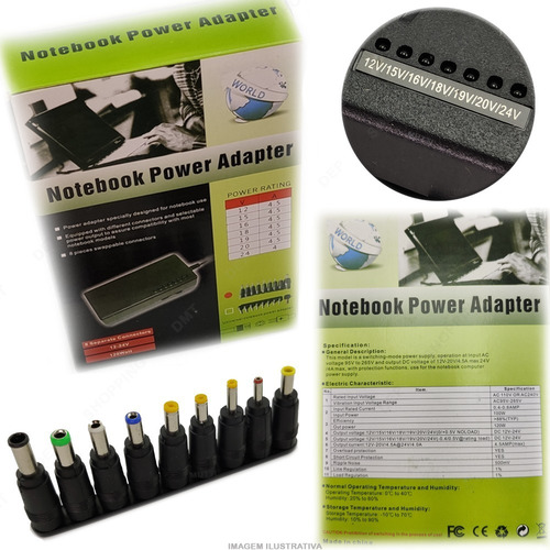 50 Carregador Universal Notebook Power My-120w